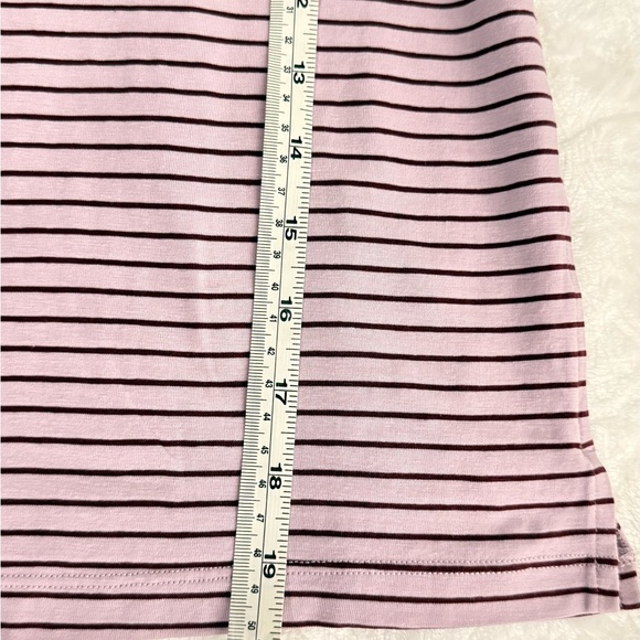 Lululemon Striped Tee Purple Size 4 - Picture 5 of 7